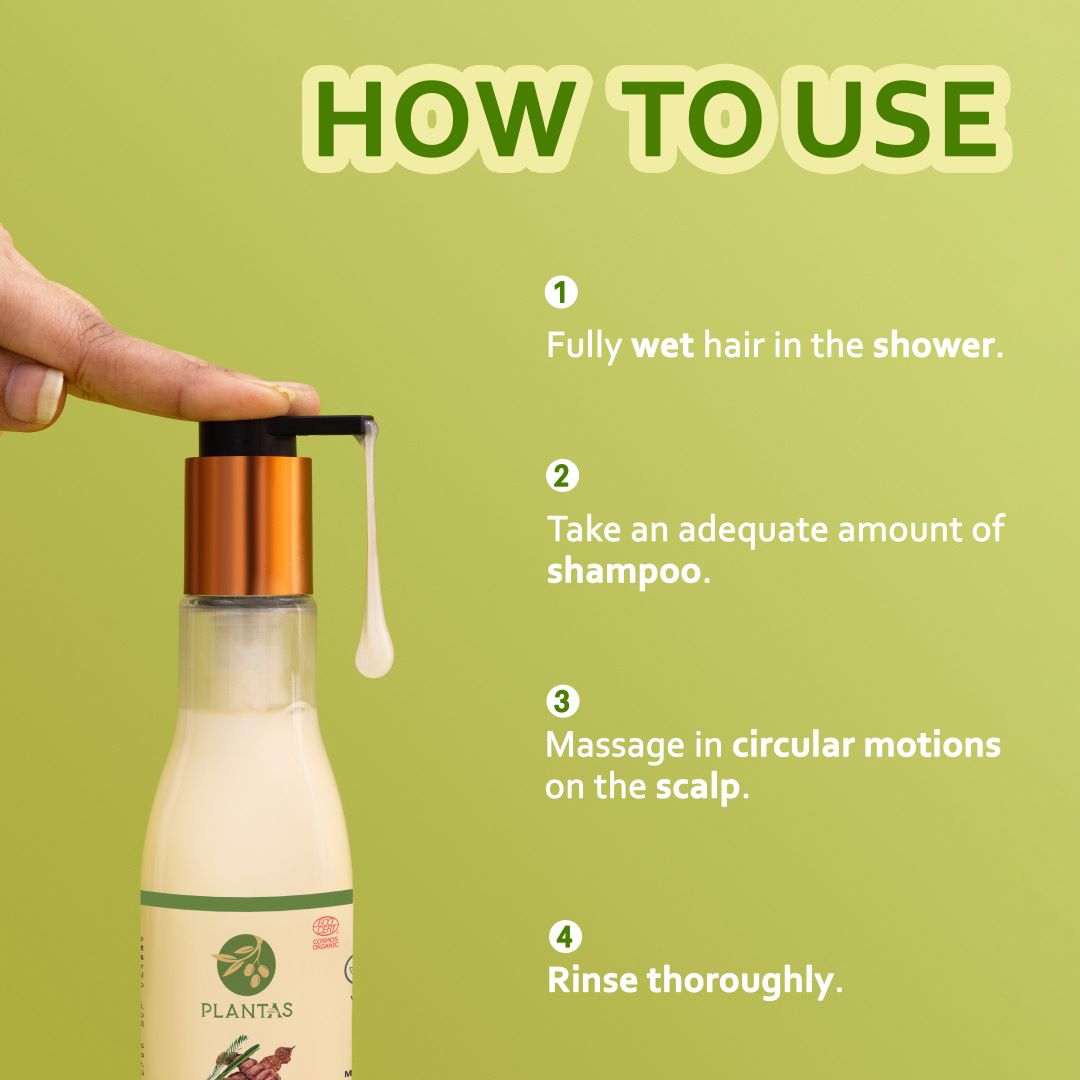 Plantas Organic Shampoo - Hairfall Control and Repair