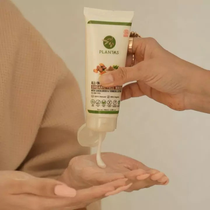 Plantas Organic Face Wash -  All in One