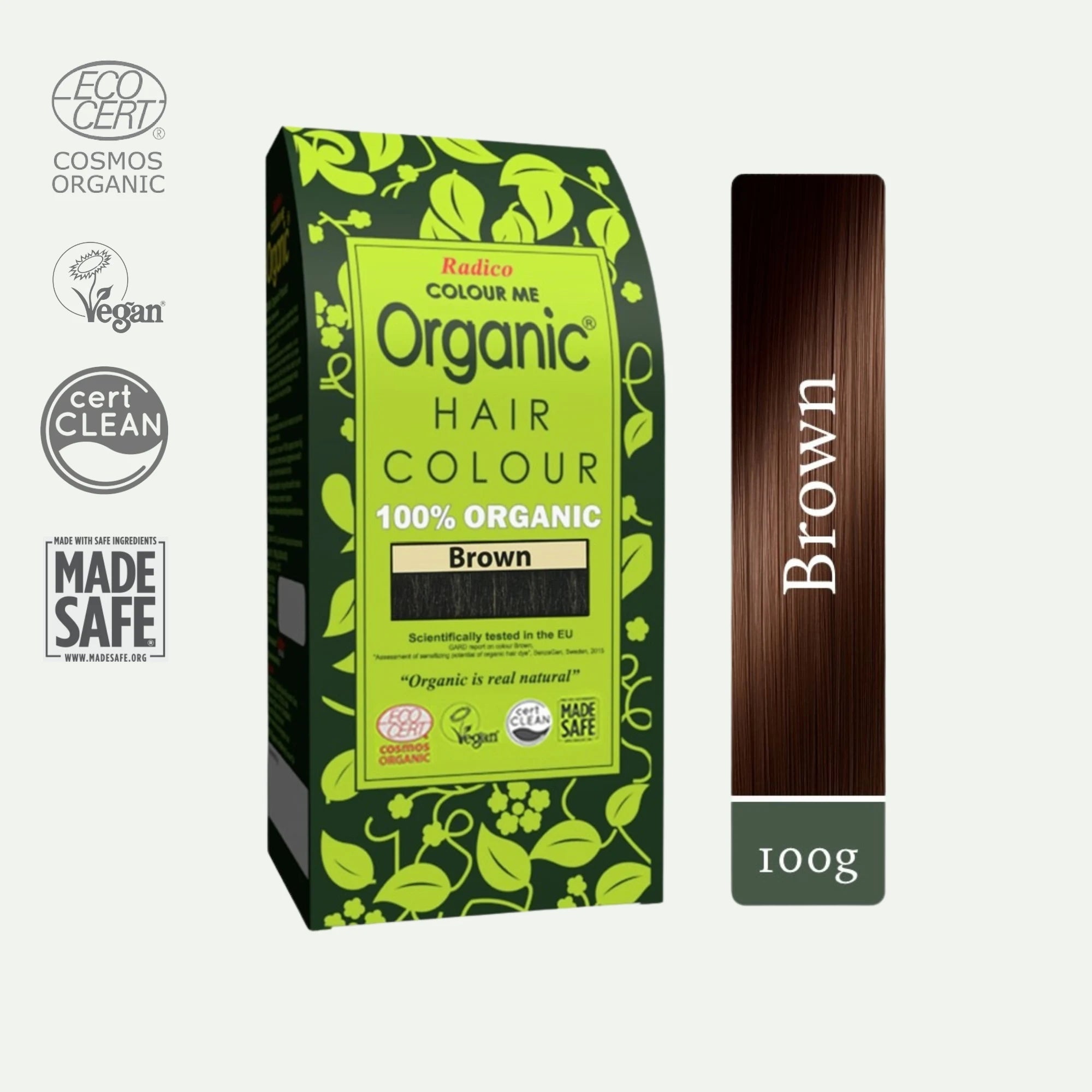 Brown - Radico Organic Hair Colour