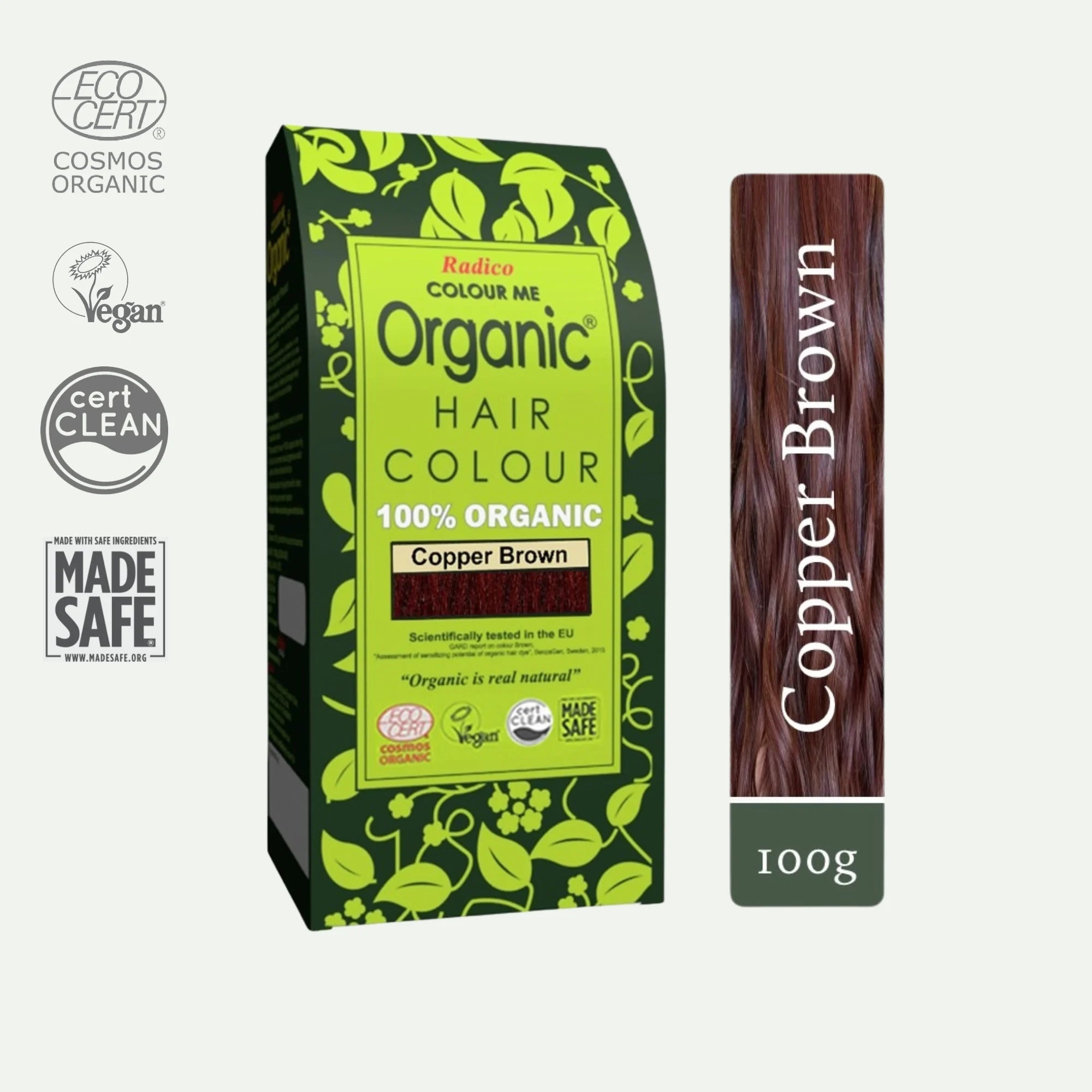 Copper Brown - Radico Organic Hair Colour