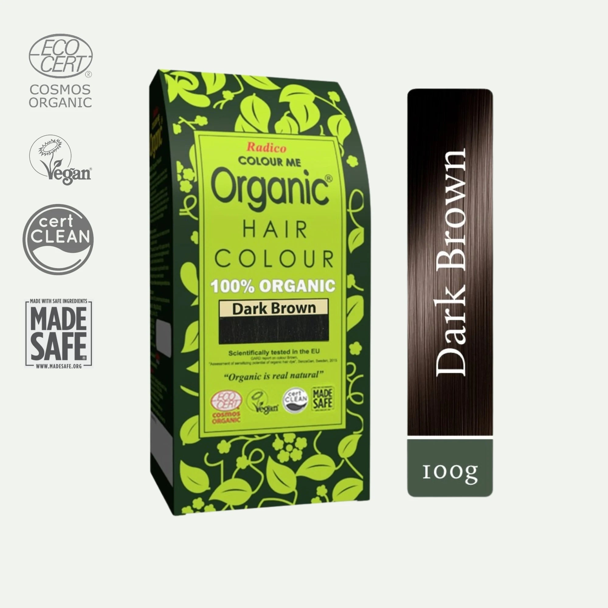 Dark Brown - Radico Organic Hair Colour