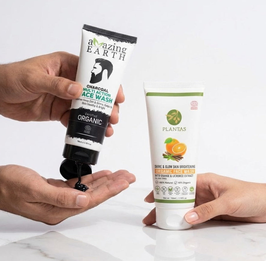His & Hers Organic Face Cleanse Duo