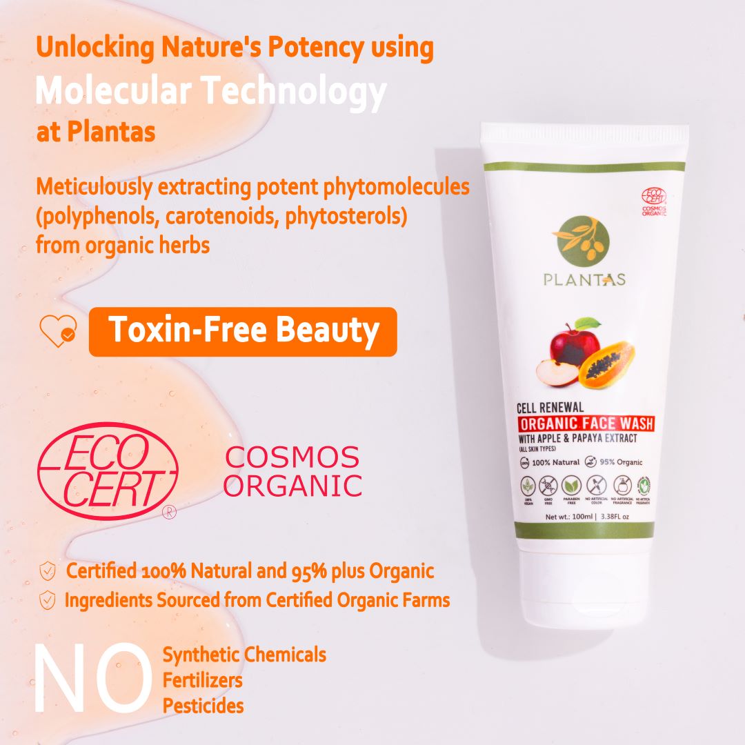 Plantas Organic Face Wash -  Cell Renewal