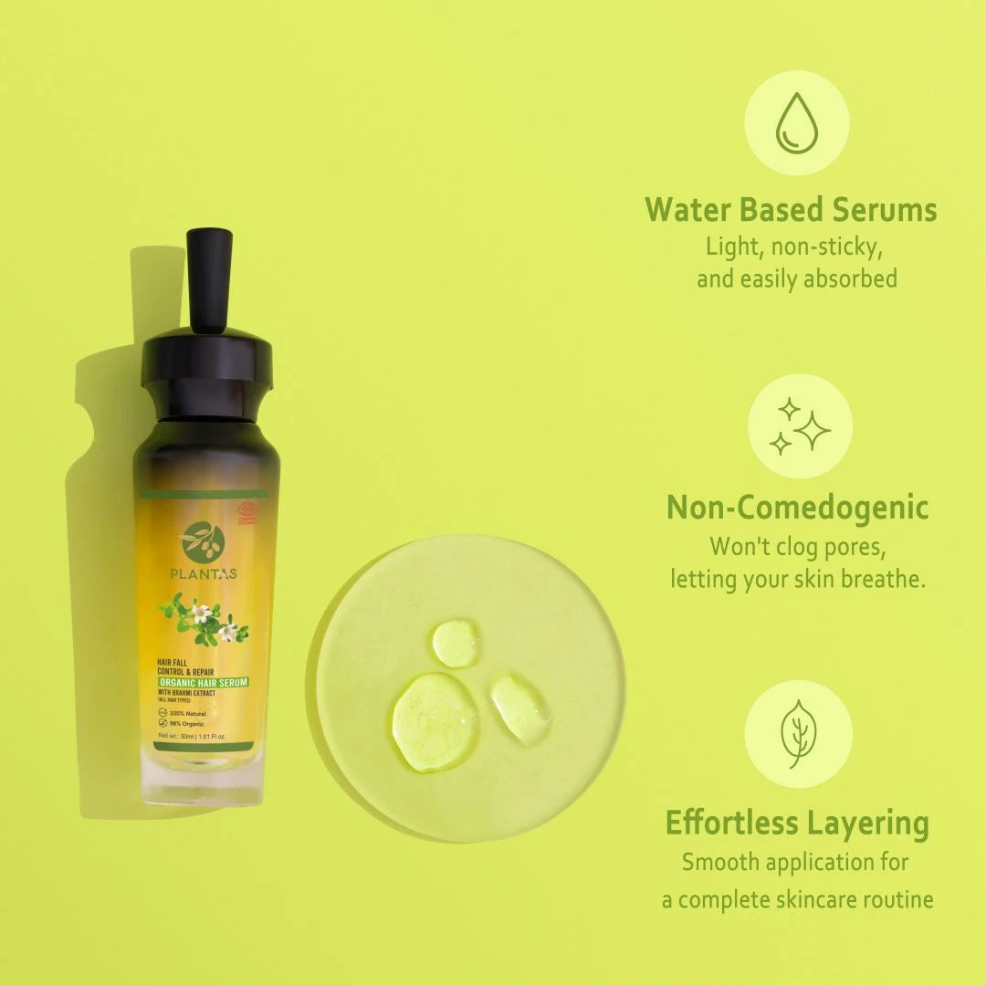 Plantas Organic Hair Serum - Hairfall Control & Repair