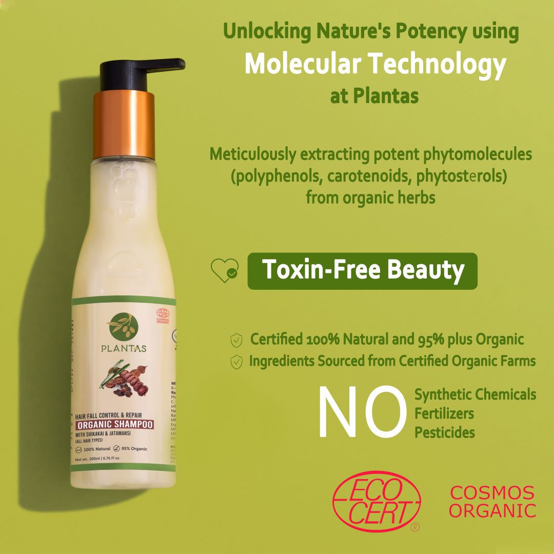 Plantas Organic Shampoo - Hairfall Control and Repair