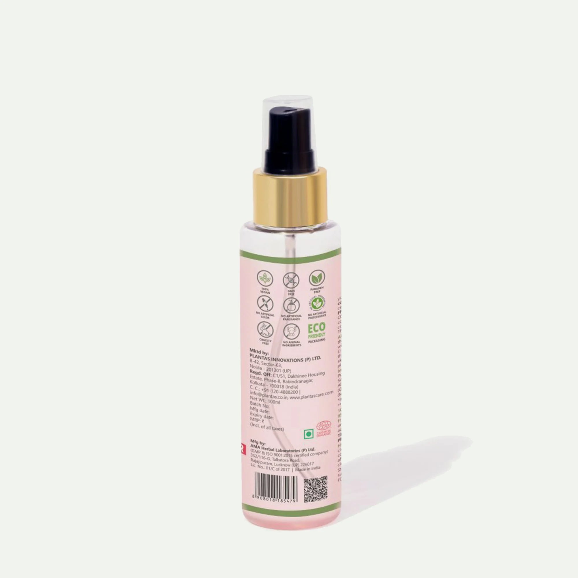 Plantas Organic Face Toner -  Skin Brightening