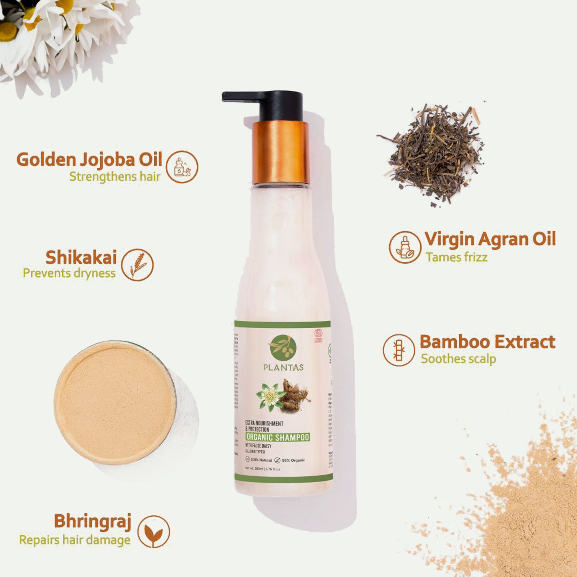 Plantas Organic Shampoo  - Extra Nourishment & Protection