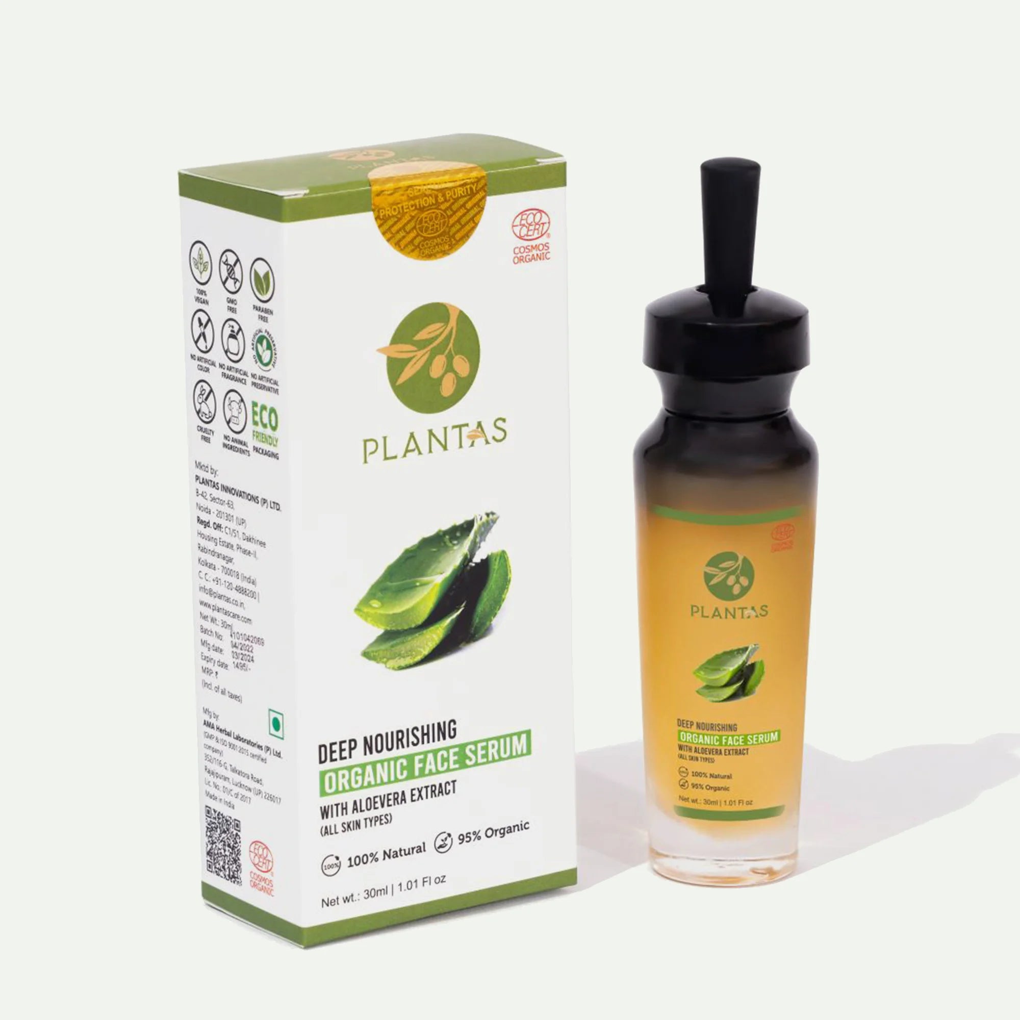 Plantas Organic Face Serum - Deep Nourishing