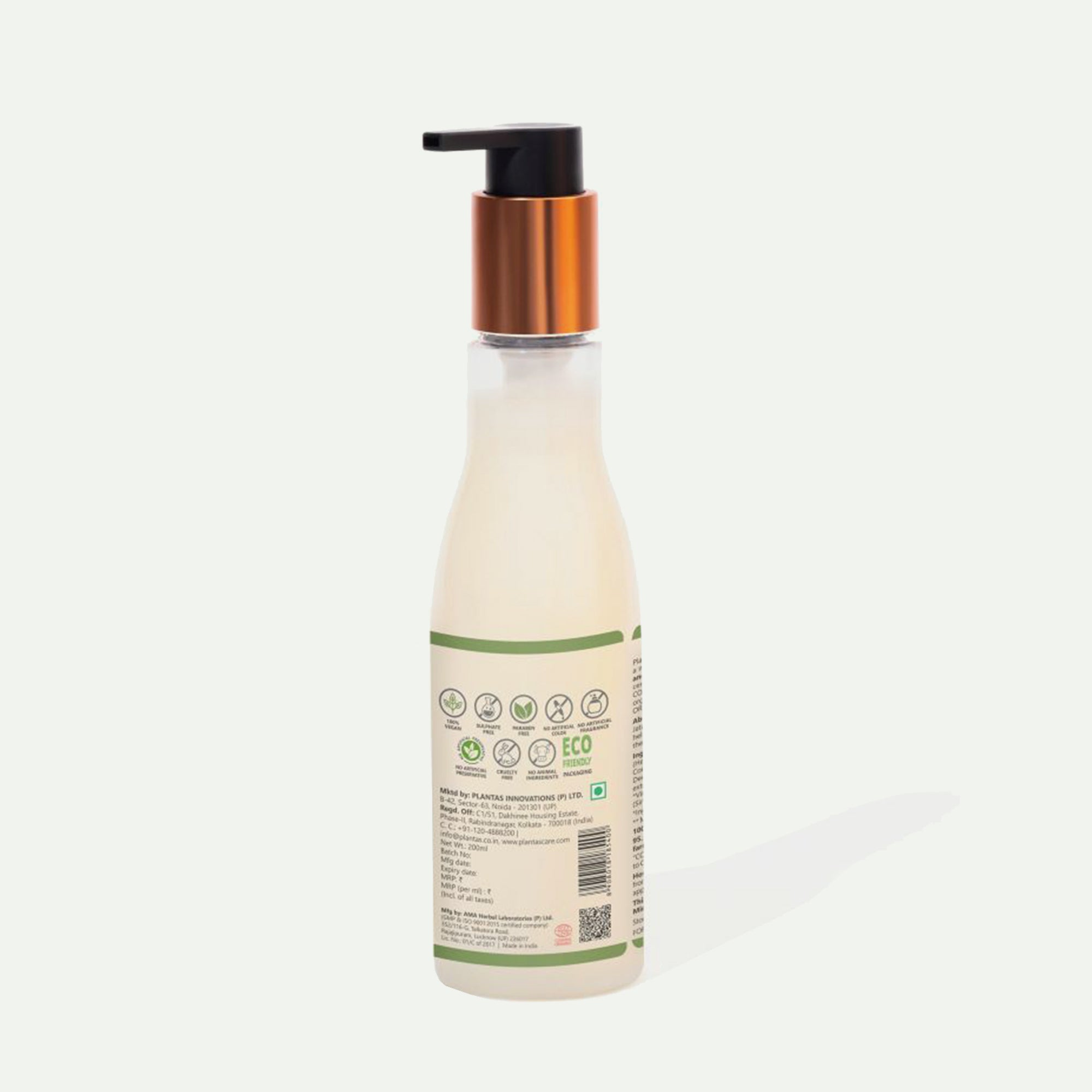 Plantas Organic Shampoo - Hairfall Control and Repair
