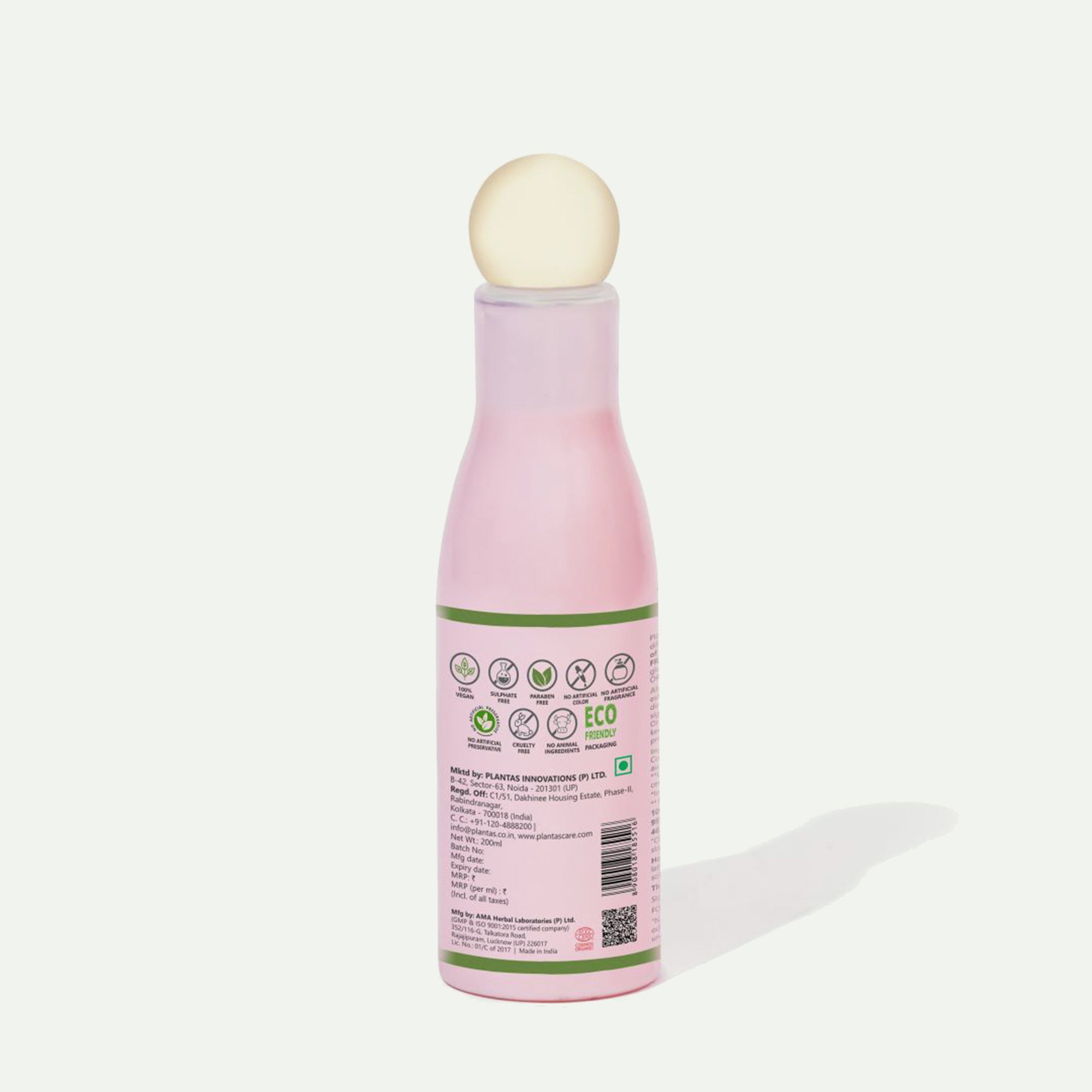 Plantas Organic Shower Cream - Moisturizing & Skin Brightening