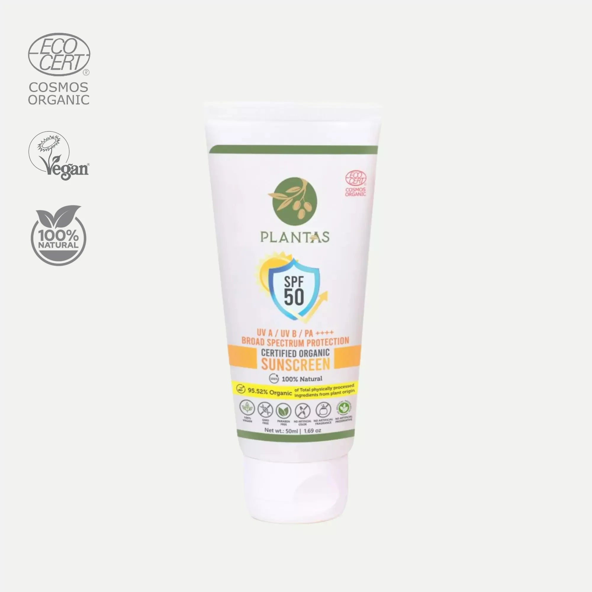 Plantas Sunscreen with SPF 50
