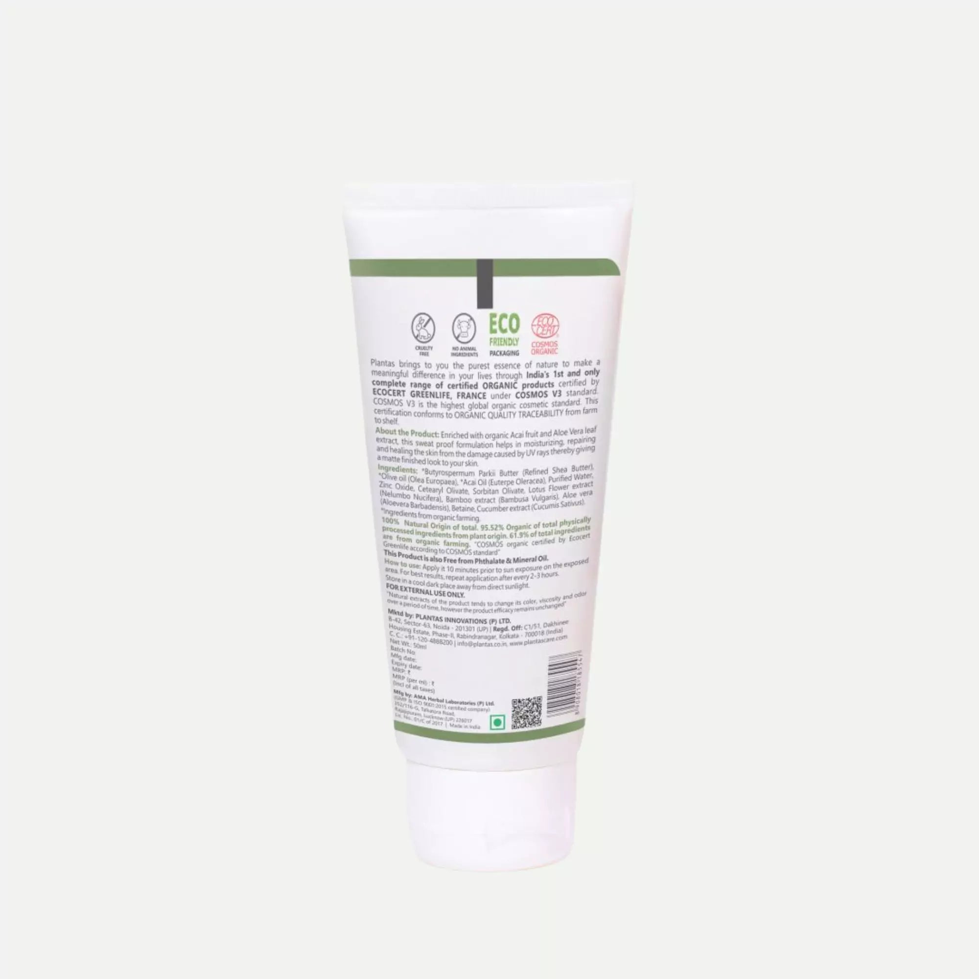 Plantas Sunscreen with SPF 50