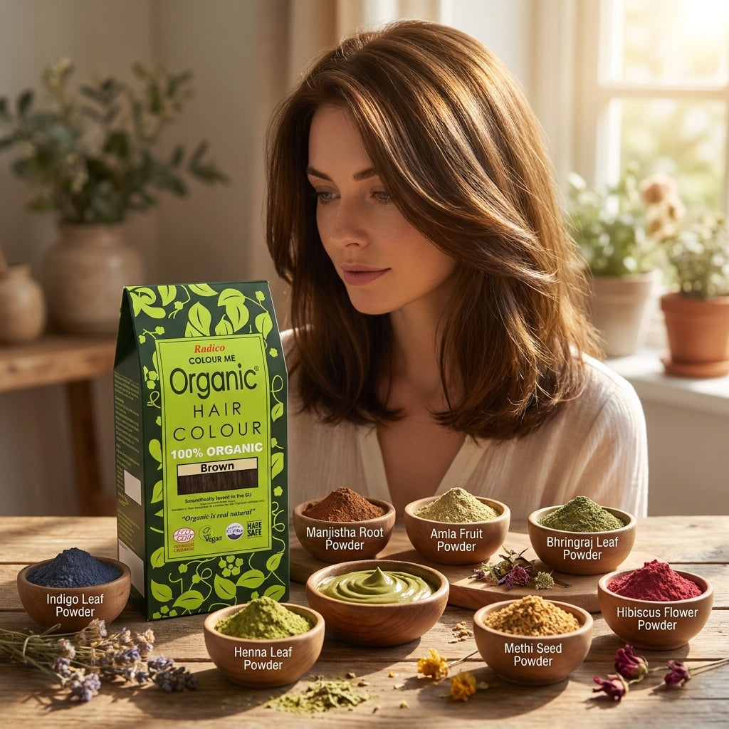 Brown - Radico Organic Hair Colour
