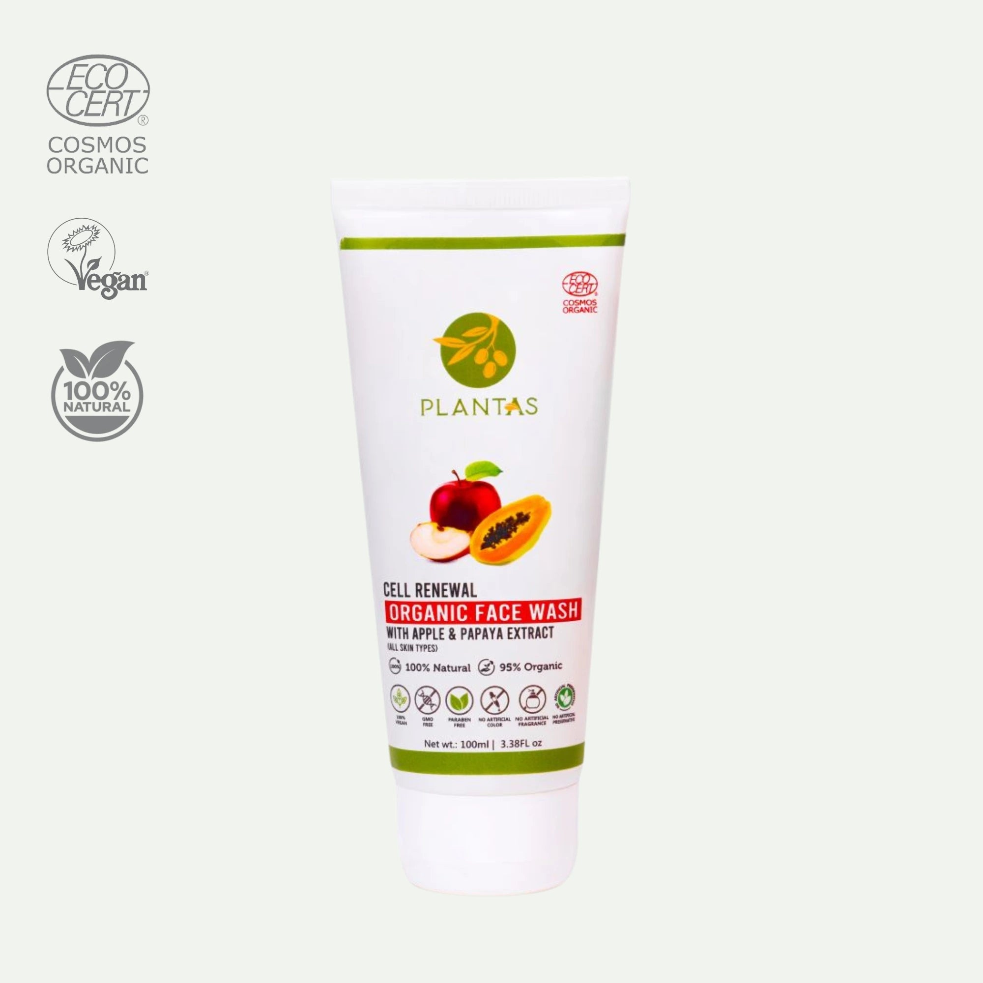 Plantas Organic Face Wash -  Cell Renewal