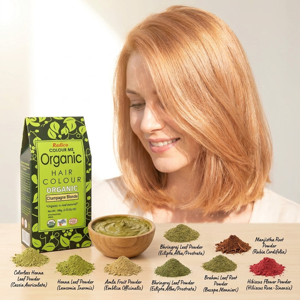 Champagne Blonde - Radico Organic Hair Colour