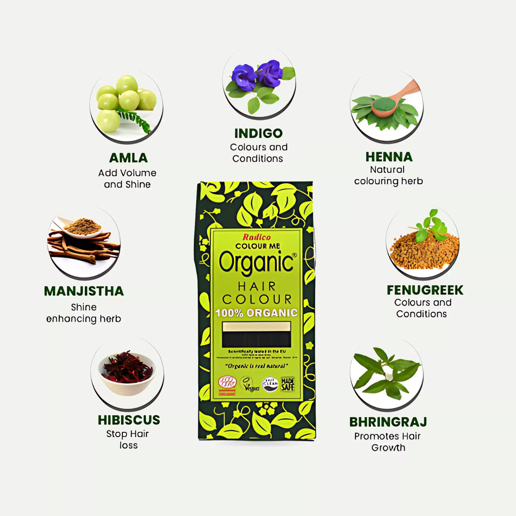 Copper Brown - Radico Organic Hair Colour