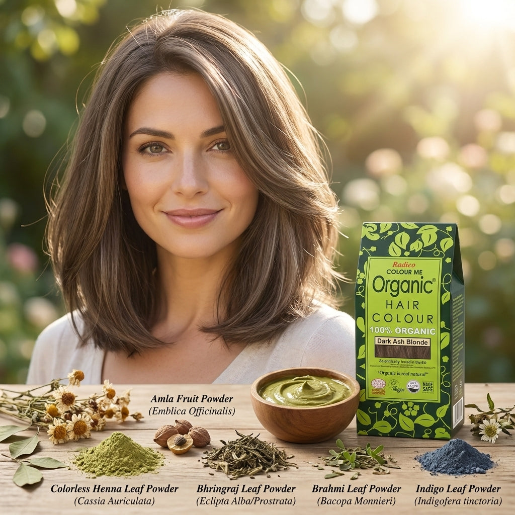 Dark Ash Blonde - Radico Organic Hair Colour