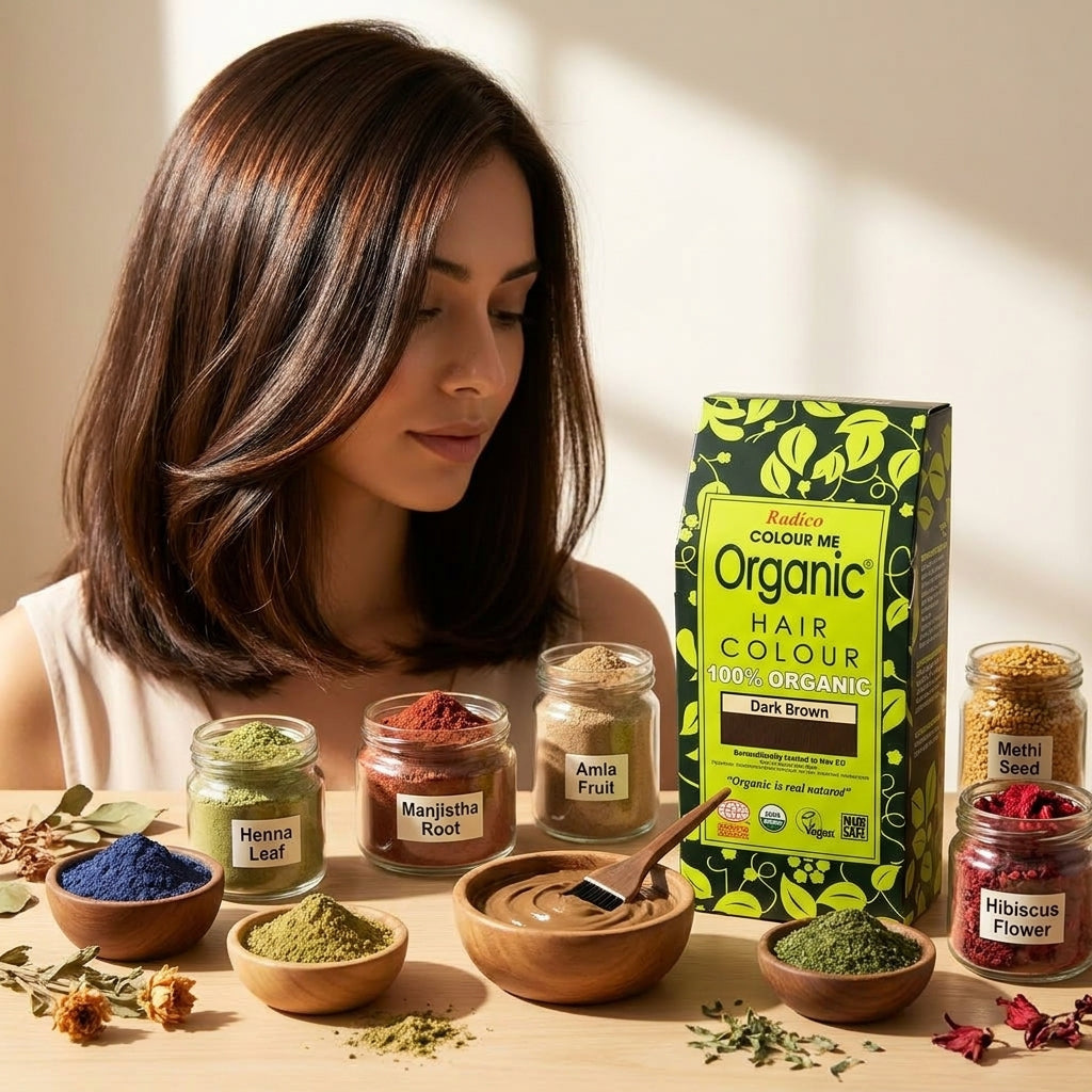 Dark Brown - Radico Organic Hair Colour