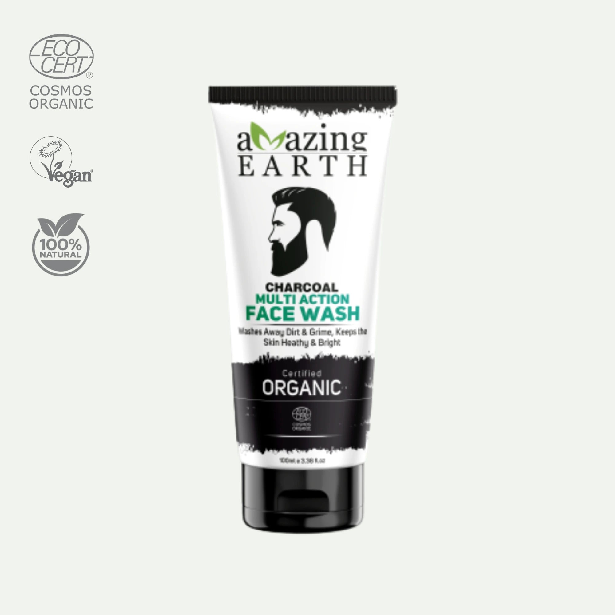 AMAzing Earth Organic Charcoal Multi-Action Face Wash