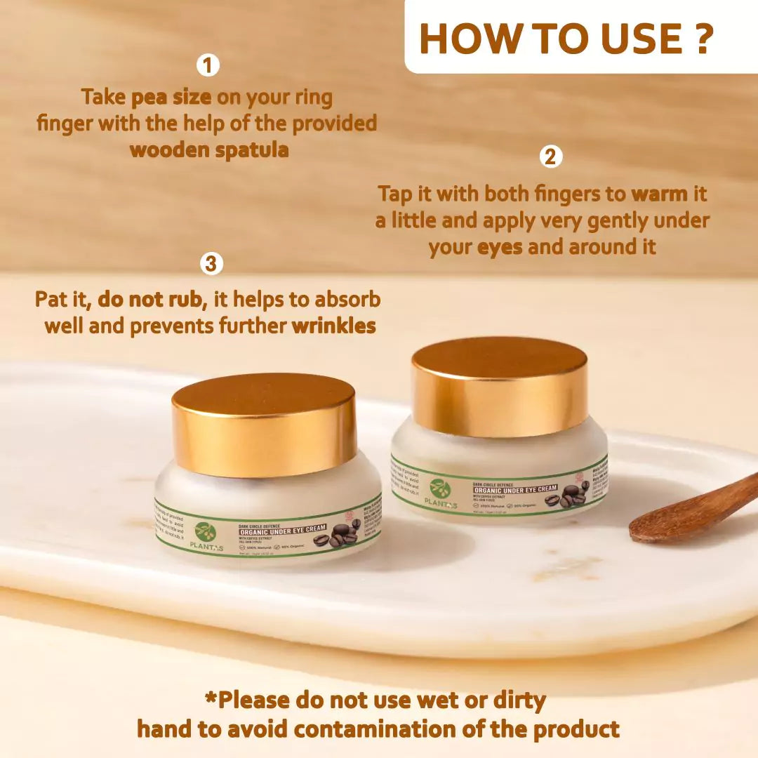Plantas Organic Under Eye Cream - Dark Circle Defence