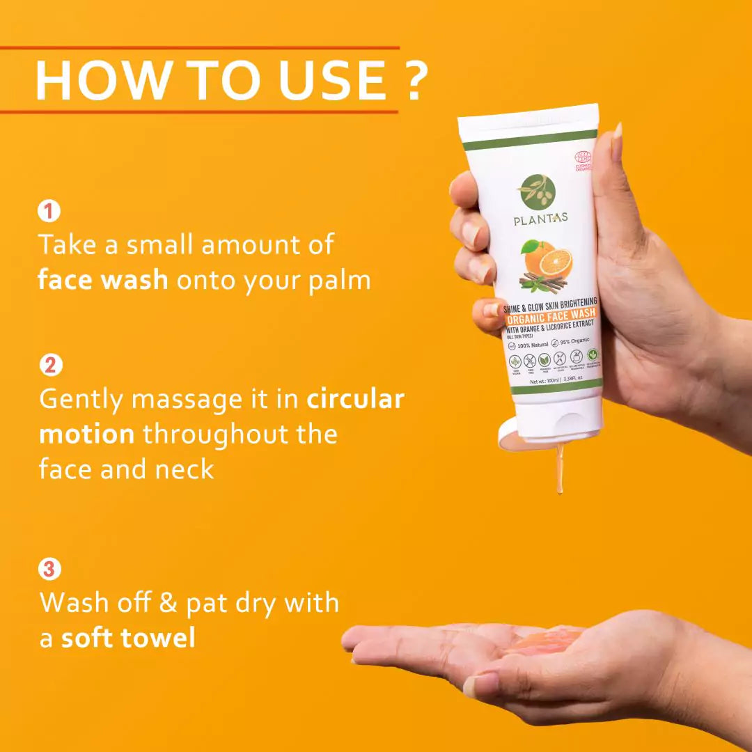 Plantas Organic Face Wash -  Skin Brightening