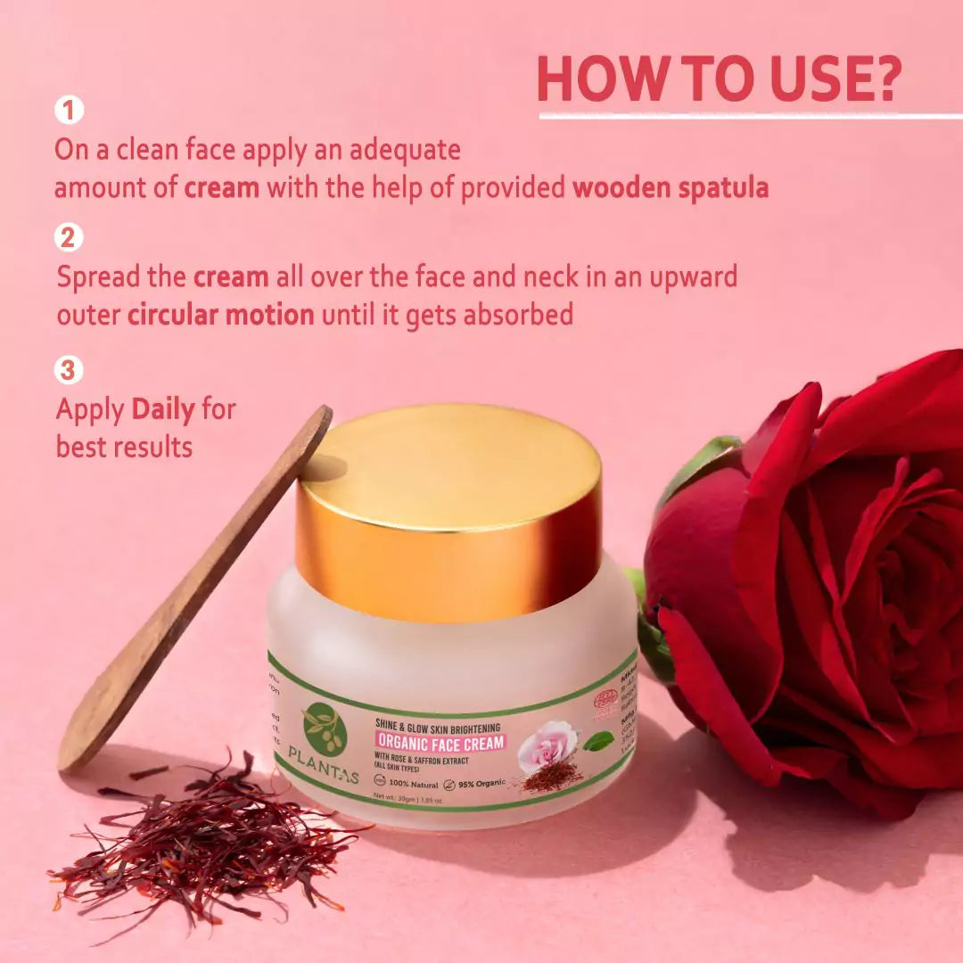 Plantas Organic Face Cream - Skin Brightening