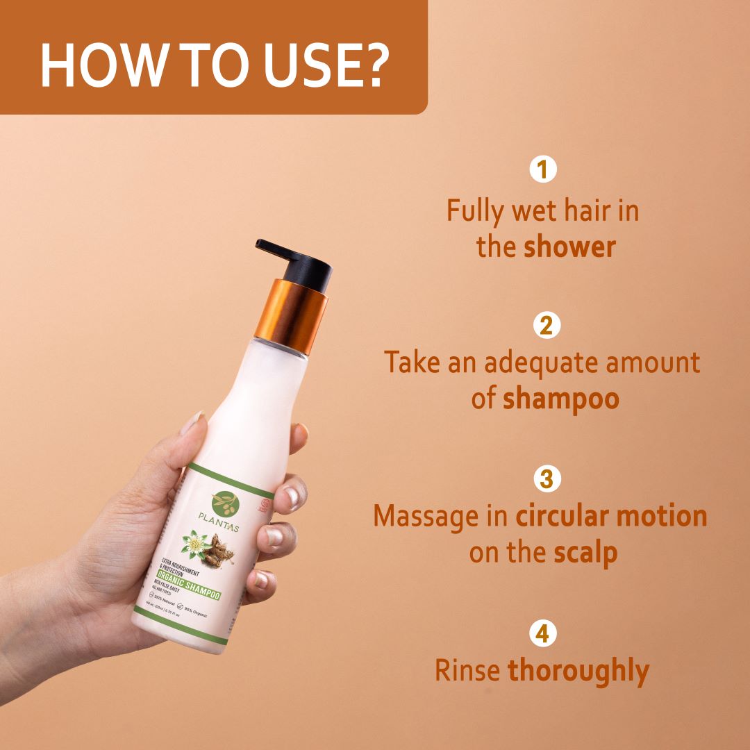 Plantas Organic Shampoo  - Extra Nourishment & Protection