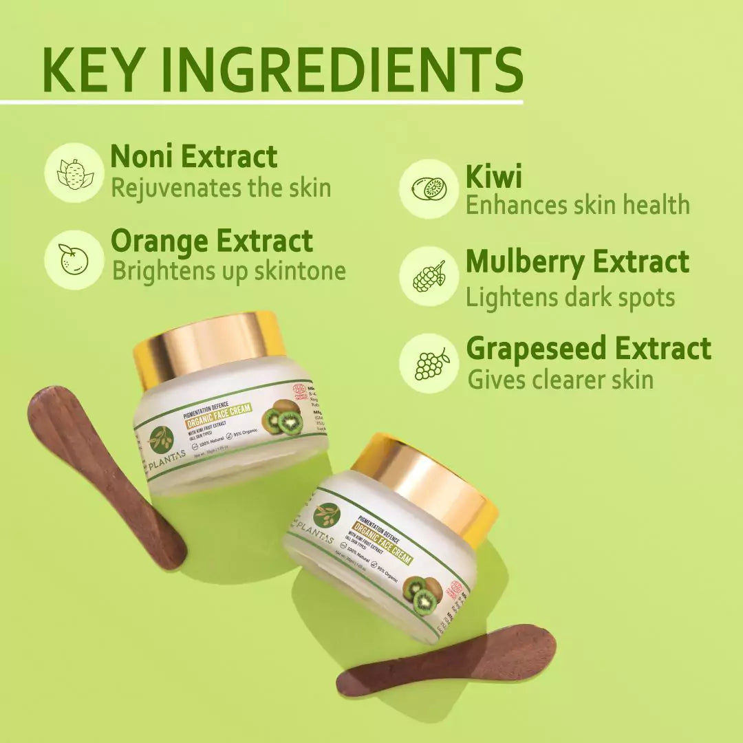 Plantas Organic Face Cream - Pigmentation Defence