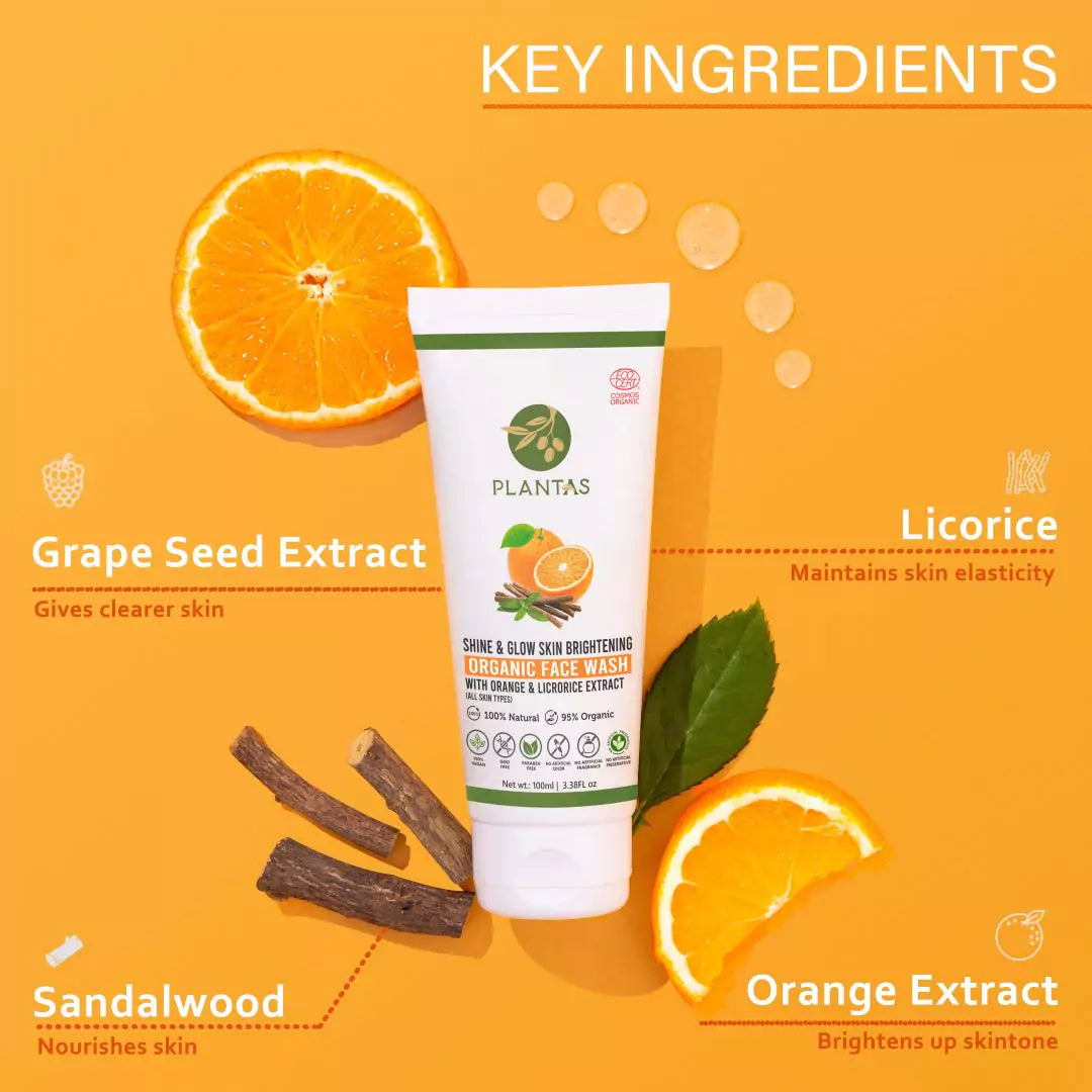 Plantas Organic Face Wash -  Skin Brightening