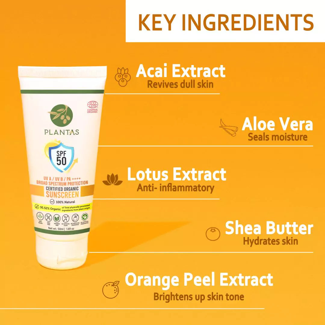 Plantas Sunscreen with SPF 50