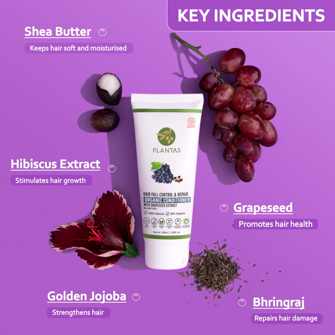 Plantas Organic Hair Conditioner - Hairfall Control and Repair