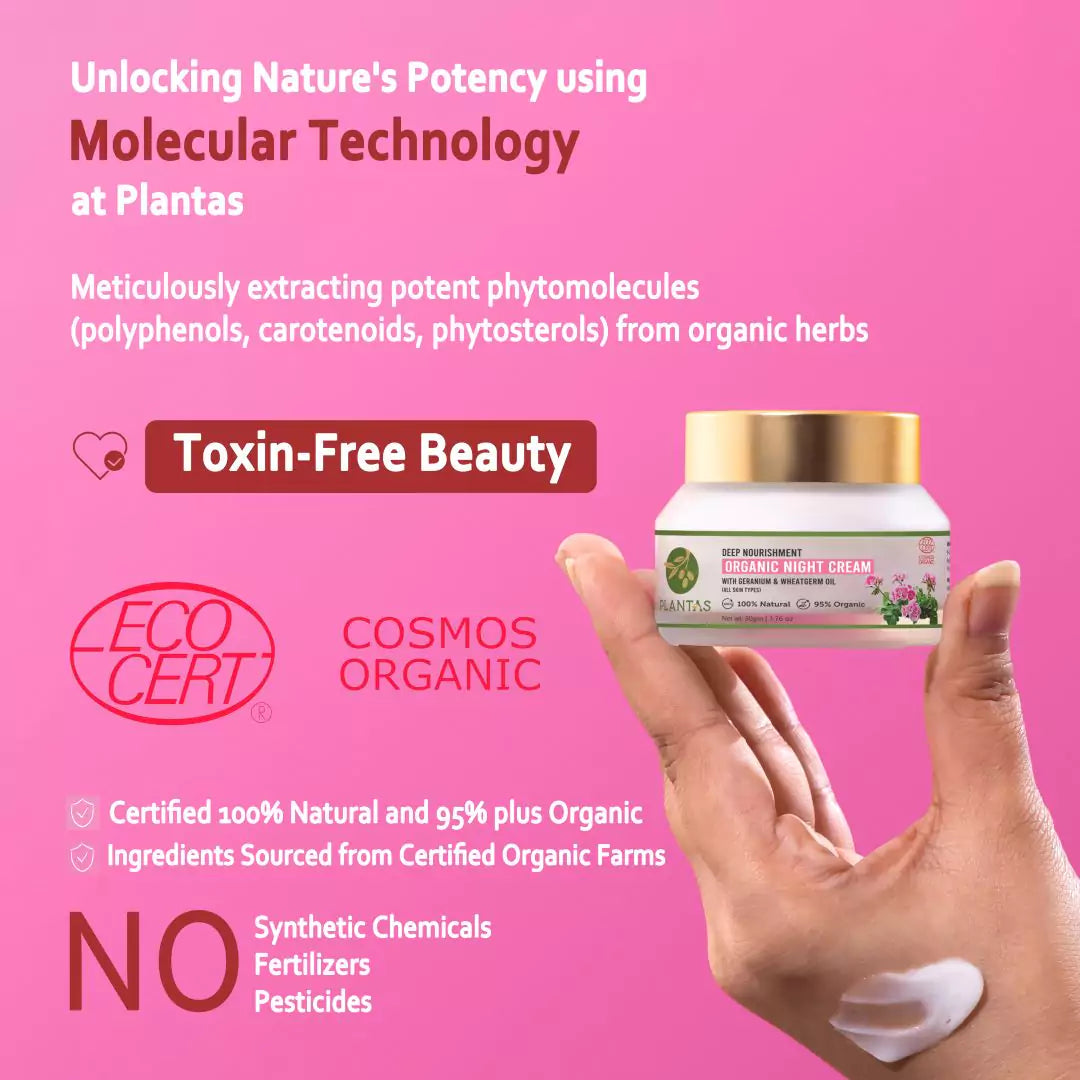 Plantas Organic Night Cream - Deep Nourishing