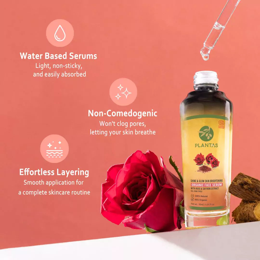 Plantas Organic Face Serum - Skin Brightening
