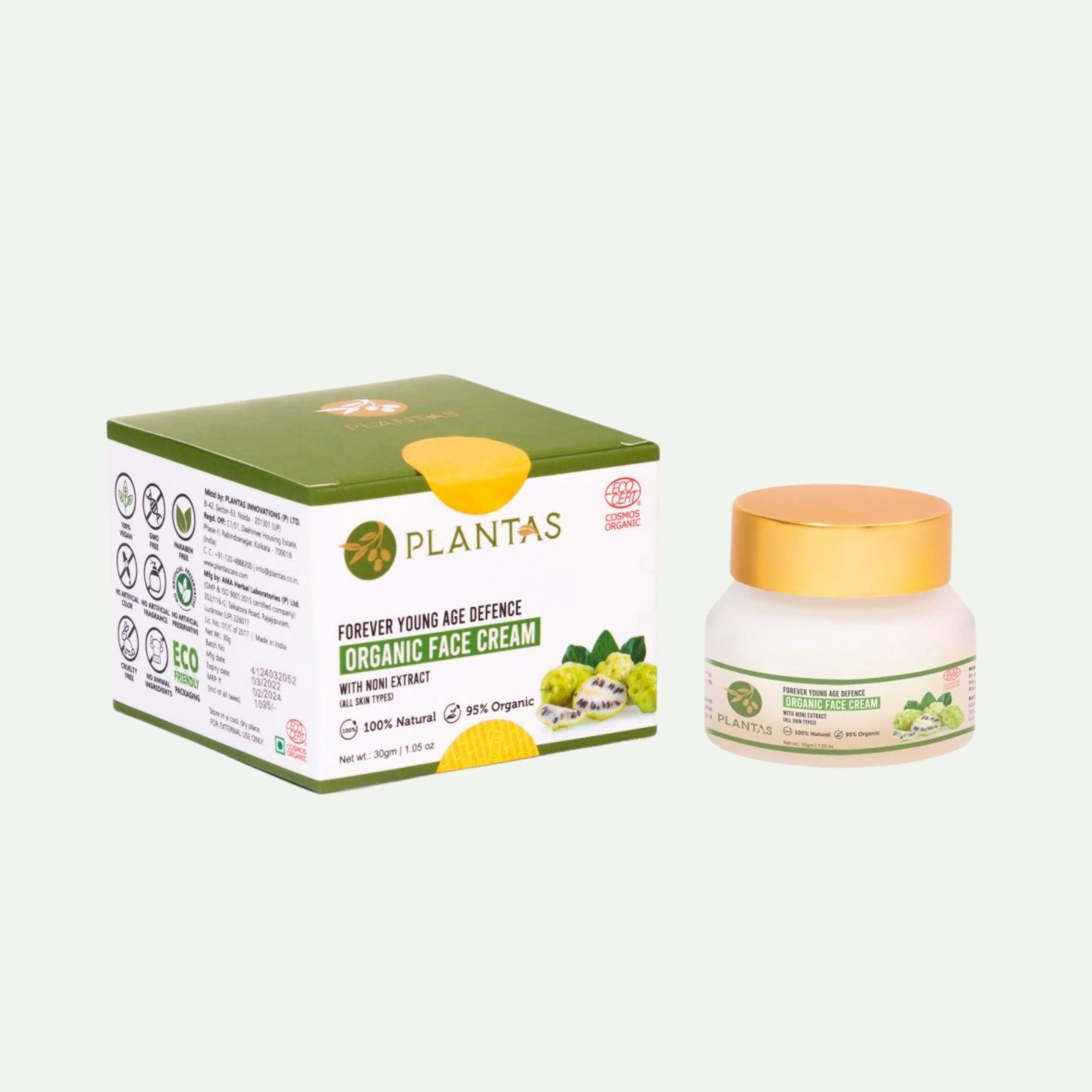 Plantas Organic Face Cream - Age Defence