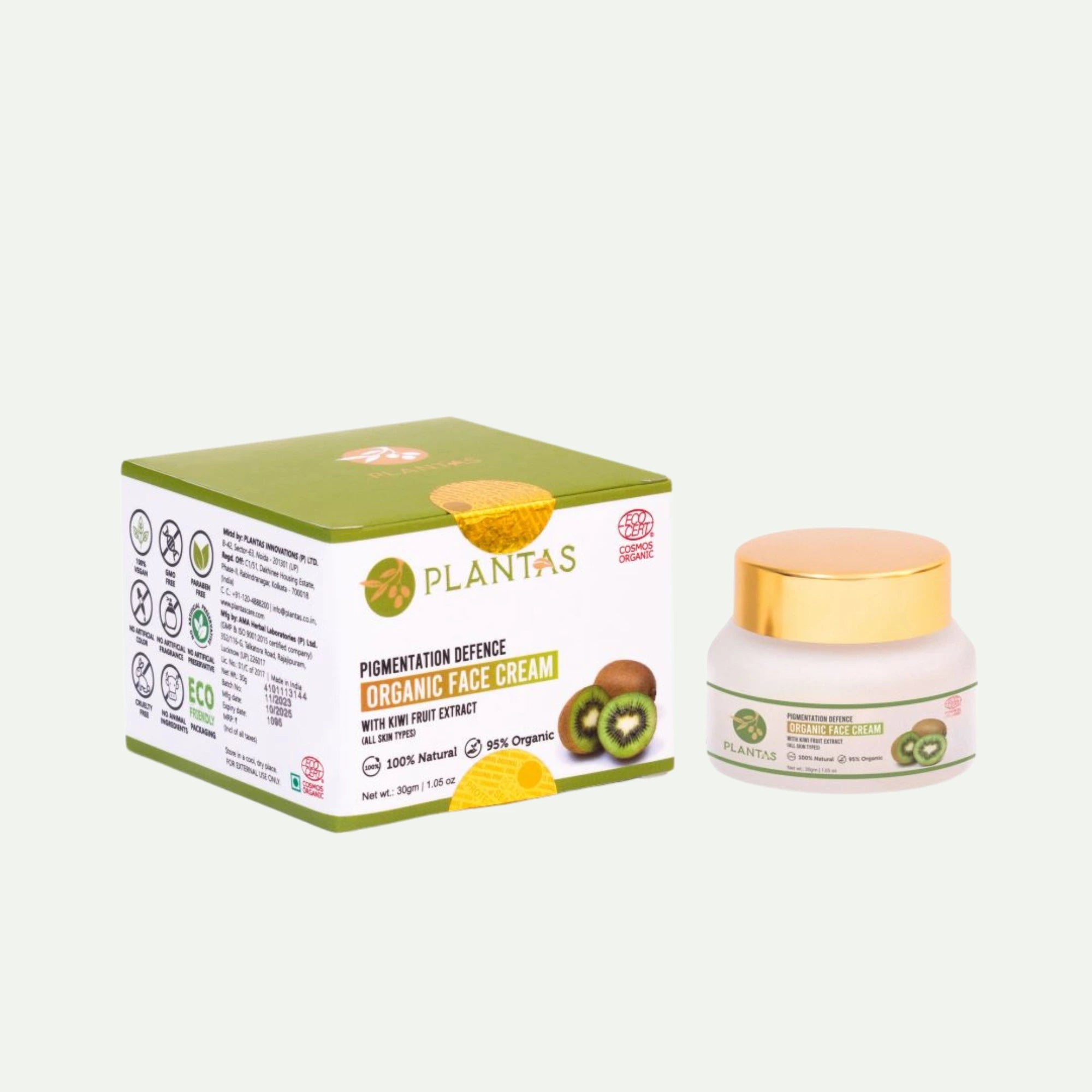 Plantas Organic Face Cream - Pigmentation Defence
