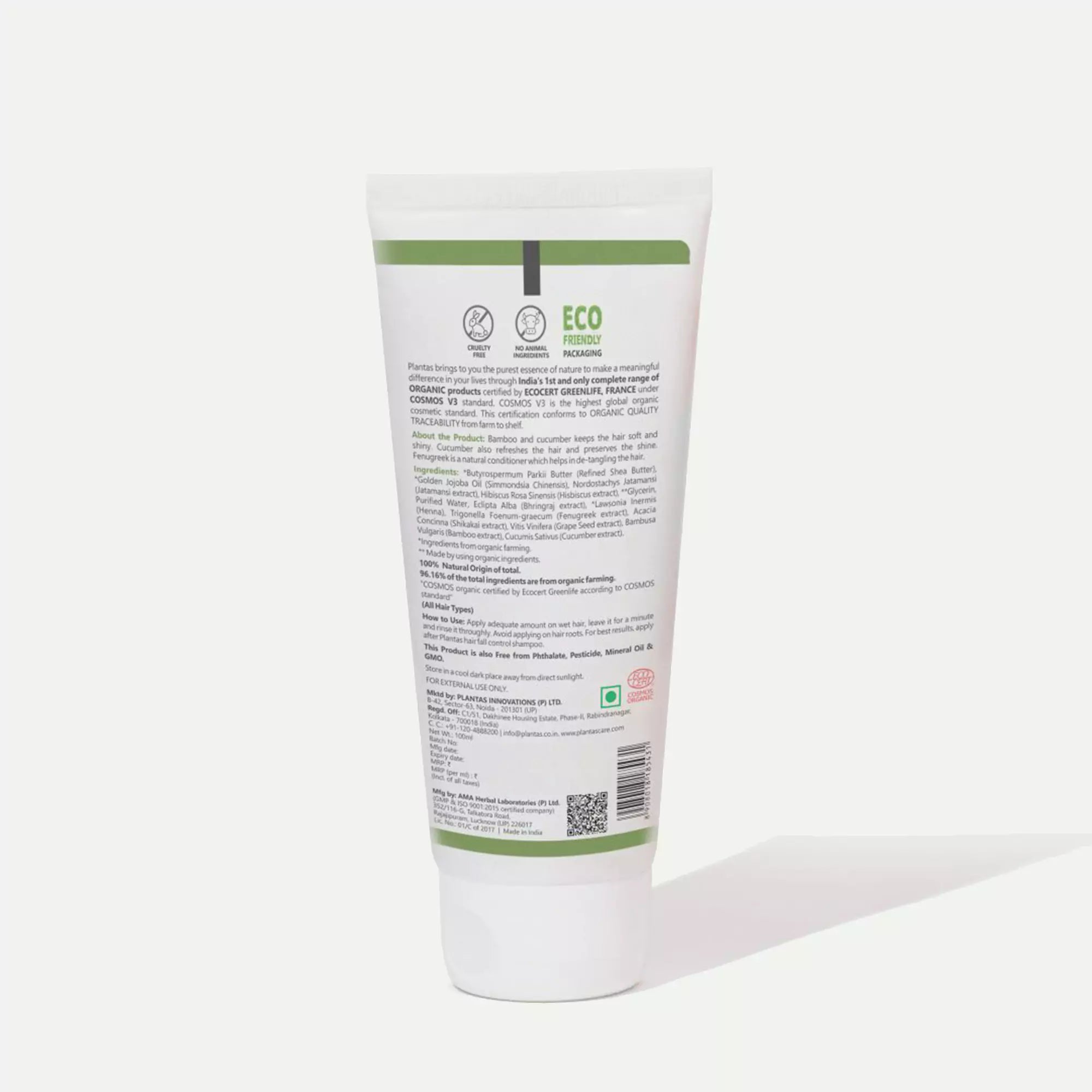 Plantas Organic Hair Conditioner - Extra Nourishment & Protection