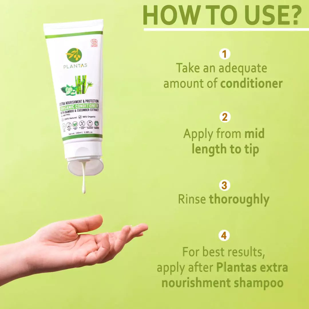 Plantas Organic Hair Conditioner - Extra Nourishment & Protection