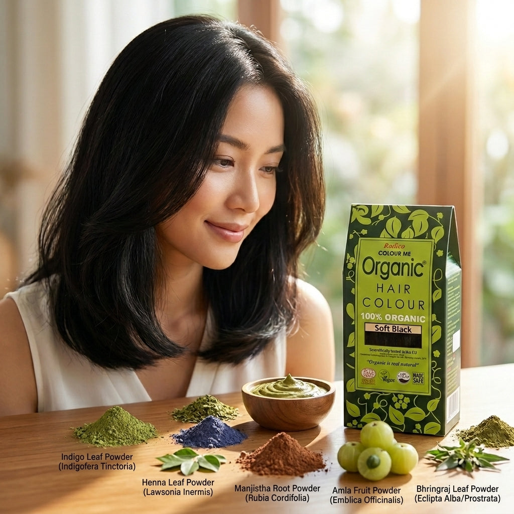 Soft Black - Radico Organic Hair Colour