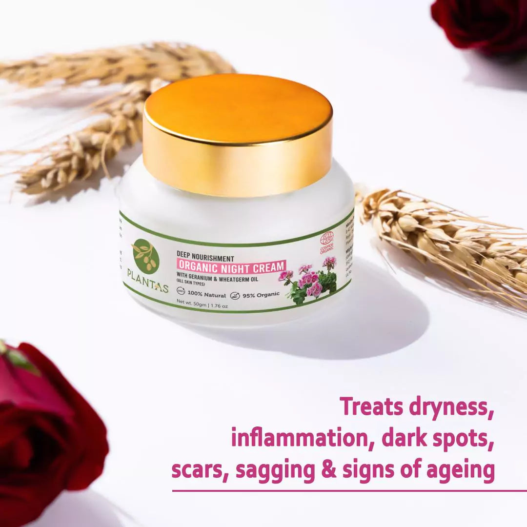 Plantas Organic Night Cream - Deep Nourishing