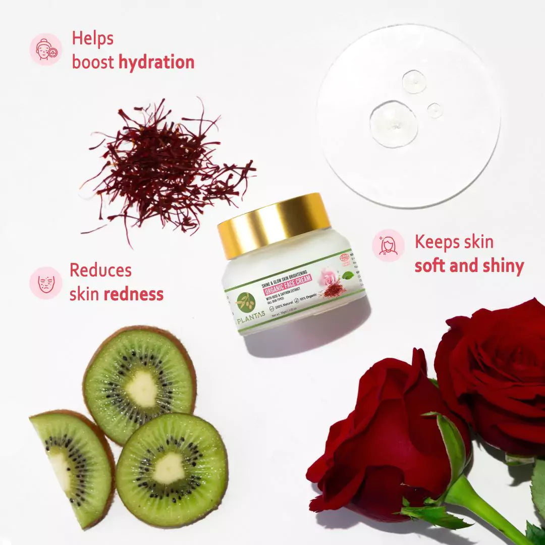 Plantas Organic Face Cream - Skin Brightening