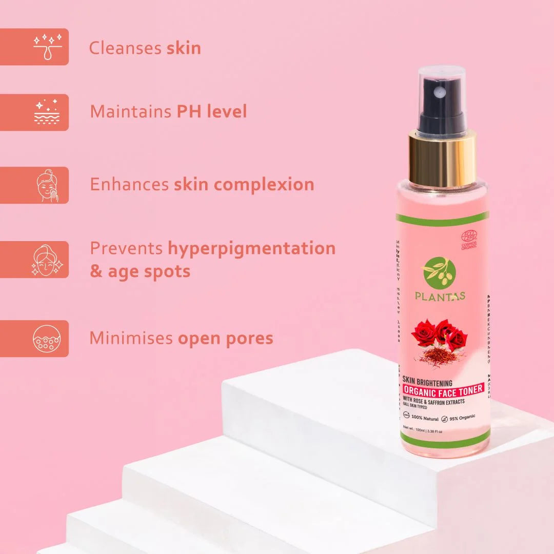 Plantas Organic Face Toner -  Skin Brightening