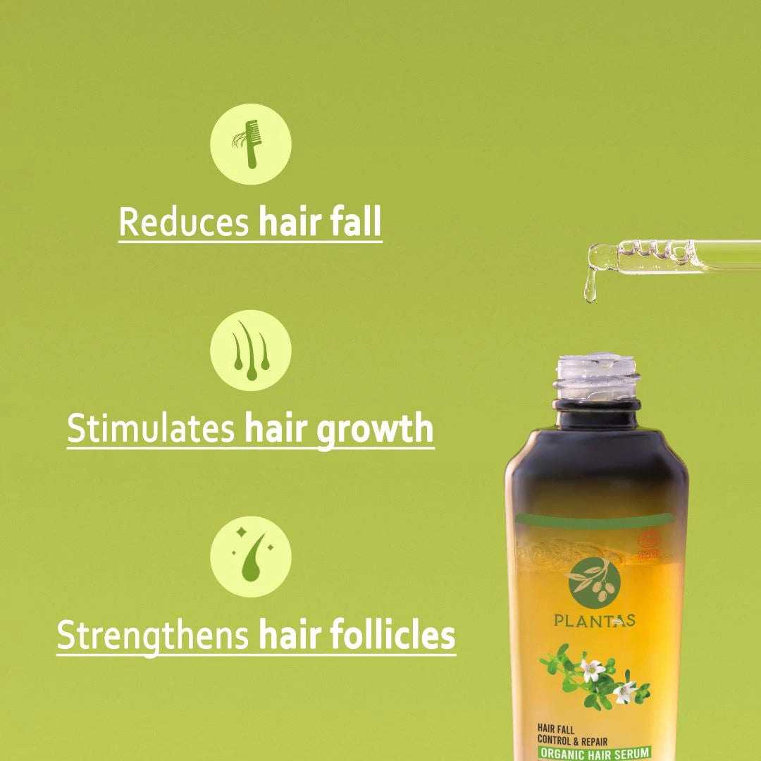 Plantas Organic Hair Serum - Hairfall Control & Repair