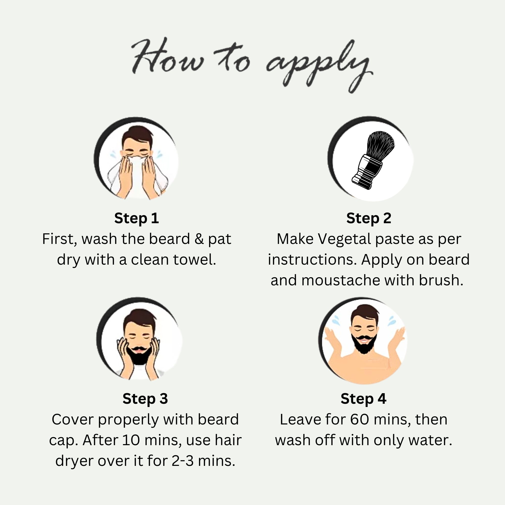 Vegetal Beard and Moustache Bio Colour