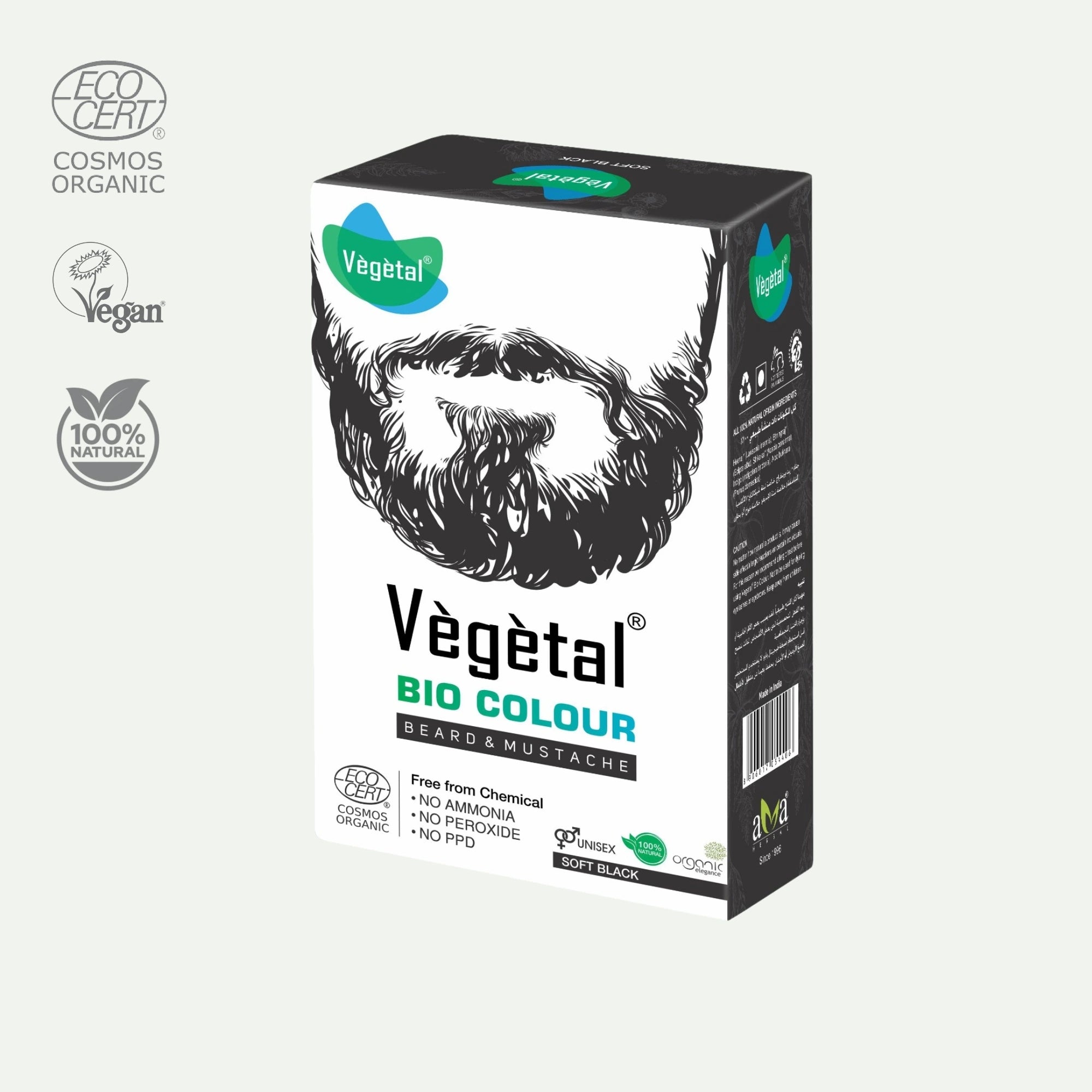 Vegetal Beard and Moustache Bio Colour