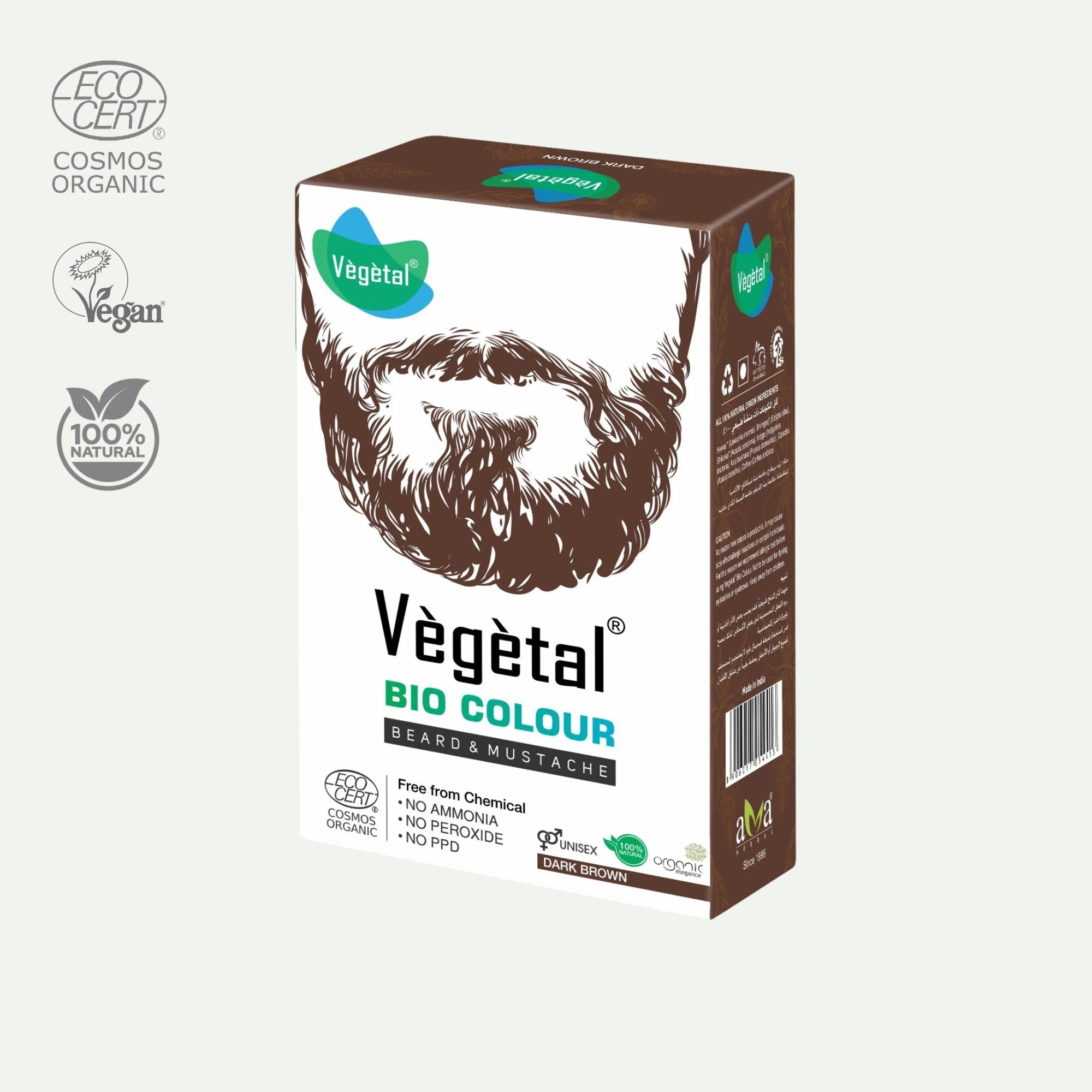 Vegetal Beard and Moustache Bio Colour